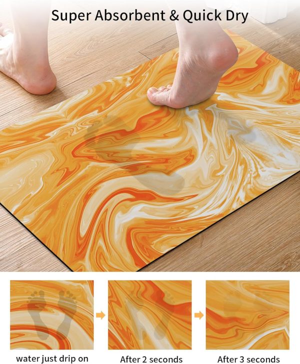 Colorful Diatomite Bath Mat