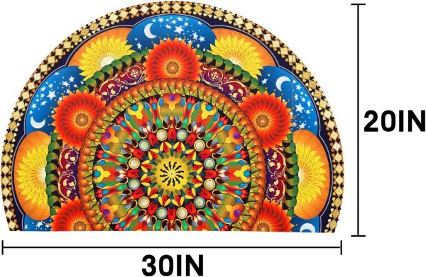 Half Round Diatomite Bath Mat