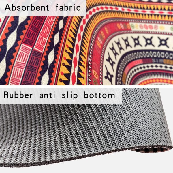 Half-circle Diatomite Bath Mat
