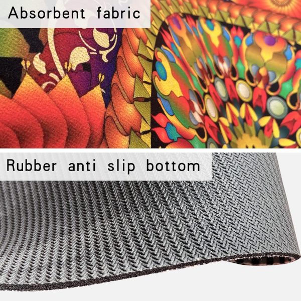 Half Round Diatomite Bath Mat