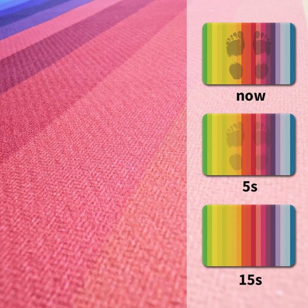 Rainbow Art Design Bathroom Mat