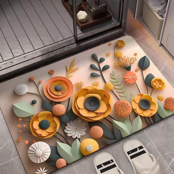3D Diatomite Bath Mat